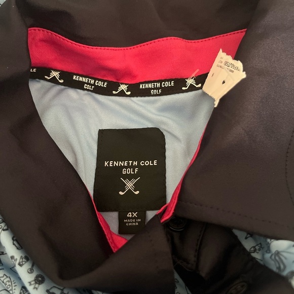 Kenneth Cole Men’s Golf Polo NWT Size 4X - Picture 4 of 4